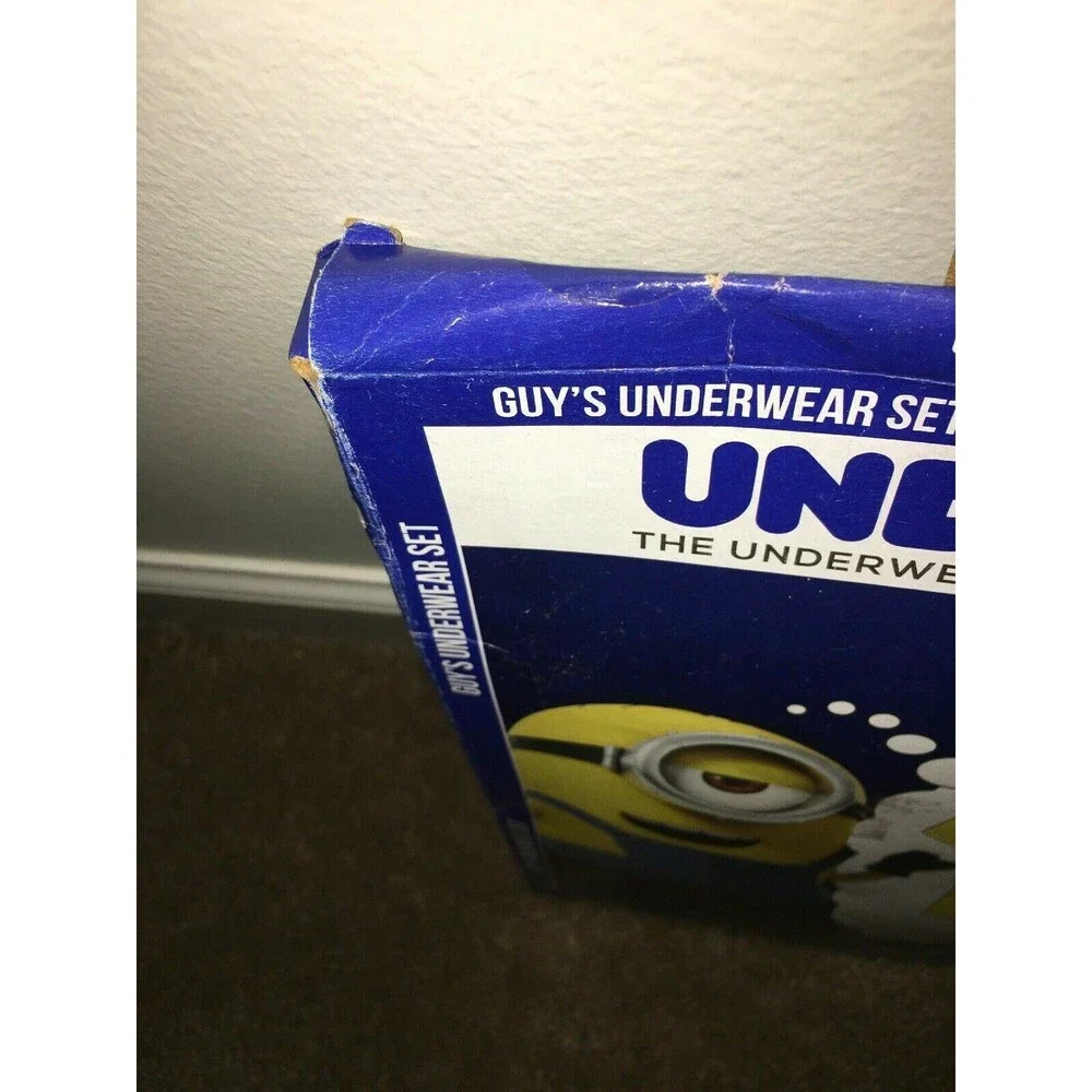 UNDEROOS Despicable Me Minions Men's 2pc Set Boxer Briefs & T-Shirt Size Medium